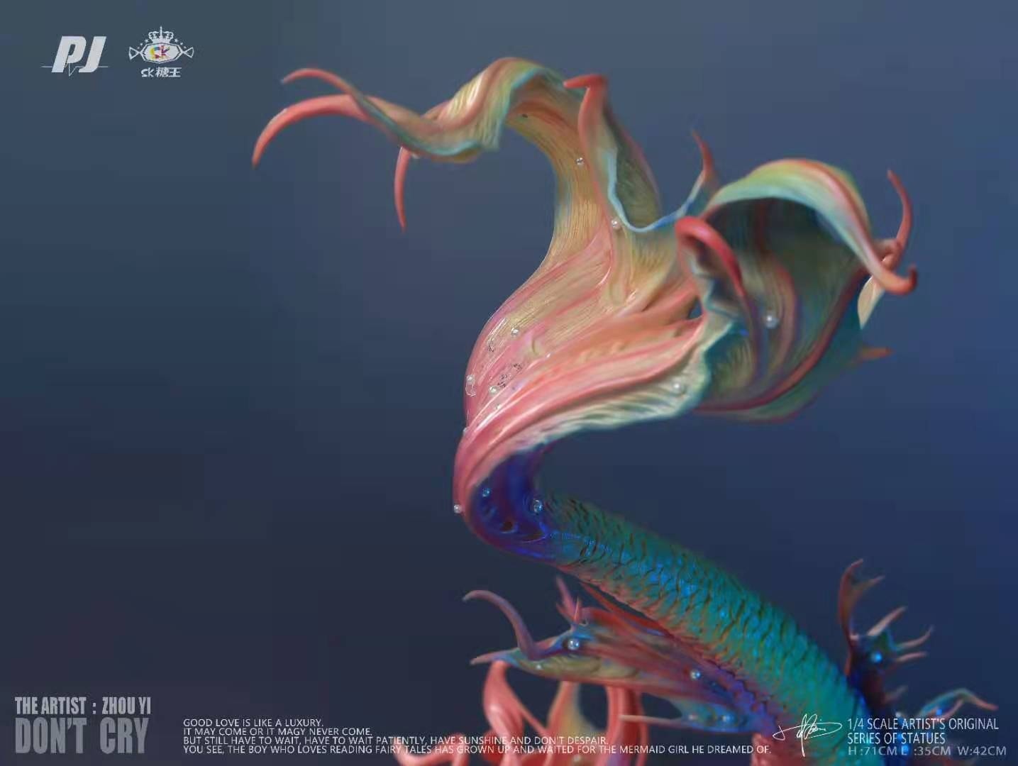 PIJI x Sugar King - Artist Statue Mermaid (Crystal Edition) | 艺术家雕像美人鱼 透晶版