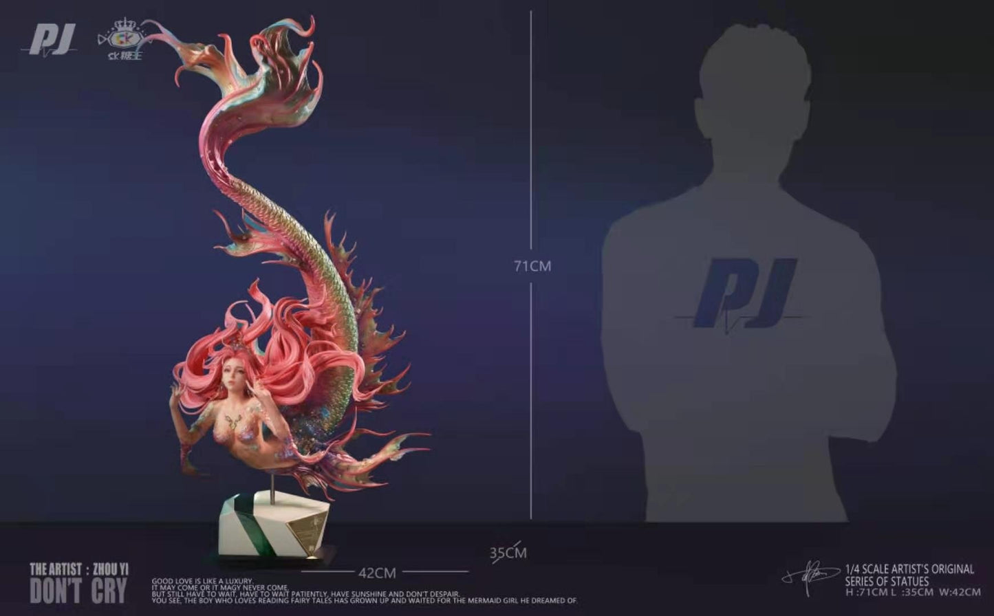 PIJI x Sugar King - Artist Statue Mermaid (Crystal Edition) | 艺术家雕像美人鱼 透晶版